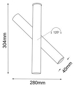 Shilo 2243 - Bodové svietidlo YABU 1xGU10-MR11/15W/230V čierna