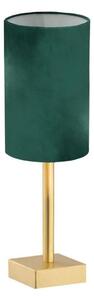Argon 8108 - Stolná lampa ABRUZZO 1xE14/7W/230V mosadz/zelená