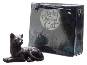Čierna mačka pre šťastie v darčekovej minitaštičke Číslo: 2