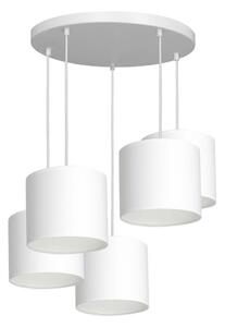 Luster na lanku ARDEN 5xE27/60W/230V biela