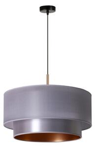 Duolla - Luster na lanku NANTES 1xE27/15W/230V pr. 45 cm strieborná/medená