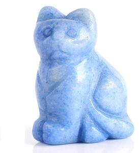 Talizman veľká kamenná mačka Farba: karneol