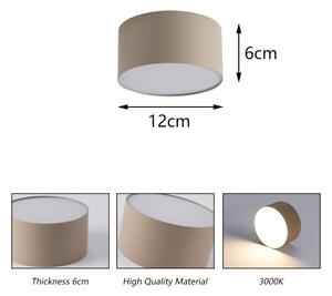 BRILAGI - LED vonkajšie stropné svietidlo FORIS LED/14W/230V pr. 12 cm béžové IP44
