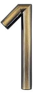 Číslica "1" 75mm bronz, Bronz
