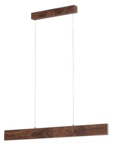 Eglo 39346 - LED závesný luster CLIMENE LED/17W/230V + LED/4,2W orech