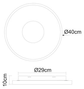 Globo 41758-30B - LED Stmievateľné stropné svietidlo JOLLI LED/30W/230V + DO