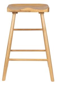 Barová stolička z dubového dreva v prírodnej farbe (výška sedadla 65,5 cm) Vander – White Label