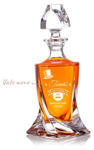 Dekorant Bohemia Crystal krištáľová karafa na whisky s gravírovaním ON NESTÁRNE