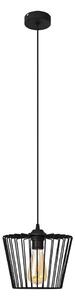 Luster na lanku TORRI 1xE27/15W/230V pr. 23 cm čierna