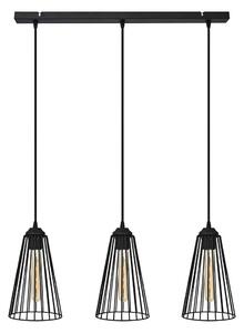 Luster na lanku TORRI 3xE27/15W/230V čierna