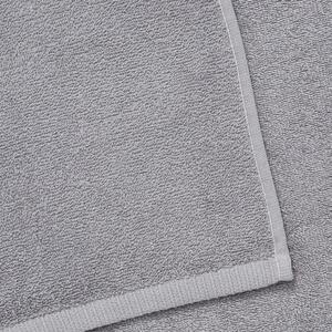 Sivá rýchloschnúca bavlnená osuška 120x70 cm Quick Dry - Catherine Lansfield