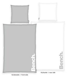 Bench Bavlnené obliečky sivo-biela, 140 x 200 cm, 70 x 90 cm