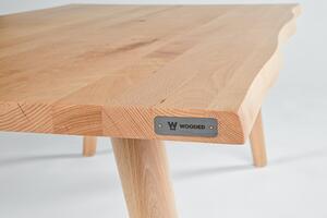 Wooded Konferenční stolek Toronto z masivu BUK Hrana stolu: Rovná