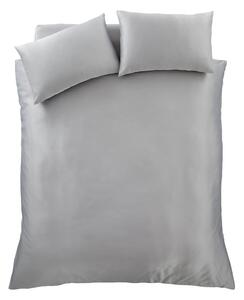 Sivé obliečky na jednolôžko 135x200 cm Silky Soft - Catherine Lansfield