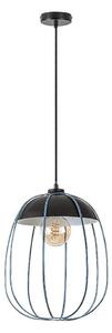 Rabalux 72024 - Luster na lanku SVENS 1xE27/60W/230V čierna/modrá
