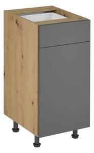 Kuchynská skrinka LANGEN D40S1 Dub artisan/sivá