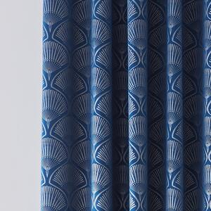Modré závesy v súprave 2 ks 229x168 cm Art Deco Pearl - Catherine Lansfield