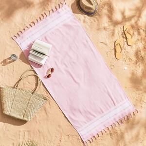 Ružová plážová osuška 150x75 cm Hammam - Catherine Lansfield