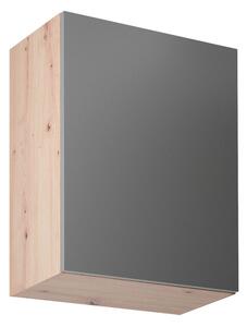 Závesná kuchynská skrinka LANGEN G60-P/L Dub artisan/sivá