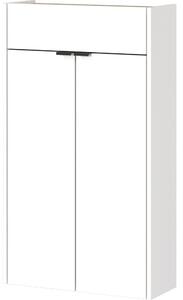 Biela skrinka v dekore duba 56x97x22 cm Ameca – Germania