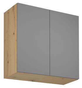 Závesná kuchynská skrinka LANGEN G80 Dub artisan/béžová