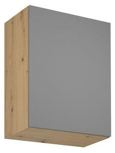 Závesná kuchynská skrinka LANGEN G60-P/L Dub artisan/béžová
