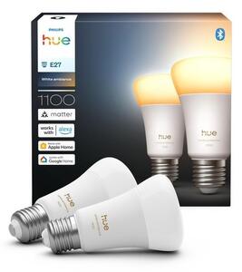 SADA 2x stmievateľných LED žiaroviek Philips Hue WHITE AMBIANCE E27/8,1W/230V 1000-20000K