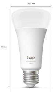 LED stmievateľná žiarovka Philips Hue WACA E27/11,8W/230V 1000-20000K