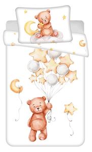 Bavlnené detské obliečky do postieľky 100x135 cm Medvedík "Cute" – Jerry Fabrics
