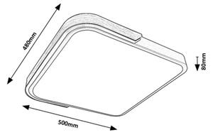 Rabalux 71146 - LED Stmievateľné stropné svietidlo ARILD LED/48W/230V Wi-Fi Tuya