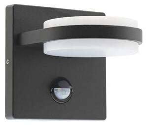 LED vonkajšie nástenné svietidlo BERGEN-2D-S, 12 W, 12 × 14 cm, 4000 K, IP44, čierne (BERGEN-2D-S 12W 4000K IP44 BLACK)