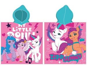 Carbotex Detské pončo My Little Pony Čarovné Poníky, 55 x 110 cm