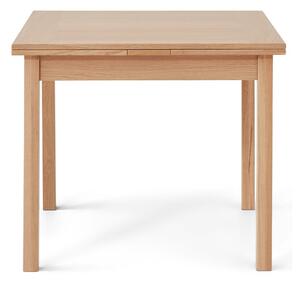 Rozkladací jedálenský stôl podyhovaný dubom Hammel Dinex 90 x 90 cm