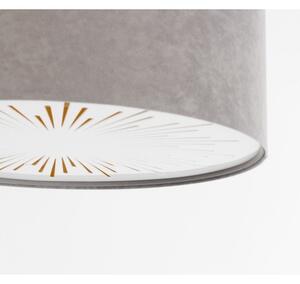 Stropné svietidlo RAYS 2xE27/60W/230V pr. 40 cm šedá