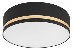 Stropné svietidlo SIRJA STRIPE 4xE27/15W/230V pr. 45 cm čierna