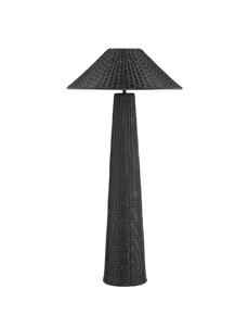 Vonkajšia stojaca lampa Plom čierna 1x12 W
