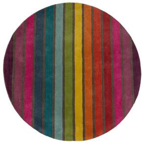 Flair Rugs koberce Ručne tkaný kusový koberec Illusion Candy Multi kruh - 160x160 (priemer) kruh cm