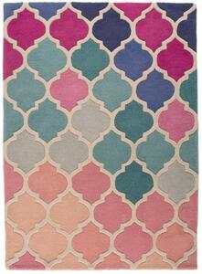 Flair Rugs koberce Ručne všívaný kusový koberec Illusion Rosella Pink / Blue - 120x170 cm