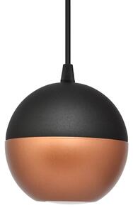 LED Luster na lanku MIDWAY 3xGU10/4,8W/230V čierna/medená
