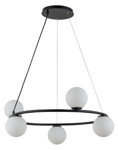 Luster na lanku GAMA 5xG9/12W/230V čierna