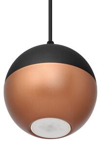 LED Luster na lanku MIDWAY 3xGU10/4,8W/230V čierna/medená