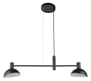 Luster na lanku ARTIS 2xE14/40W/230V čierna
