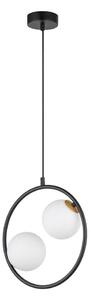 Luster na lanku AQUA 2xG9/12W/230V čierna