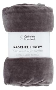 Sivá prikrývka 200x240 cm Raschel – Catherine Lansfield