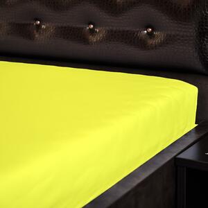 Jersey plachta - žltá svetlá 26 Rozmer: 90x200 cm