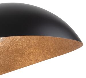 Luster na tyči SPACE 2xE27/60W/230V čierna/medená
