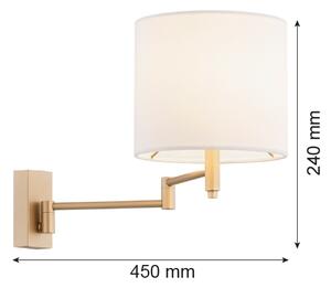 Argon 8314 - Nástenná lampa DOLCE 1xE27/15W/230V