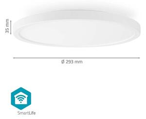 Nedis WIFILAC31WT - LED RGBW Stmievateľné svietidlo LED/18W/230V 2700-6500K Wi-Fi