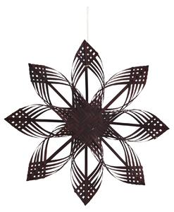 Dekoratívna hviezda Bamboo Star Bordeaux