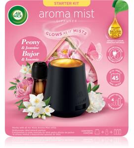 Air Wick Aroma Mist Peony & Jasmine aróma difuzér s náplňou + batérie 1 ks